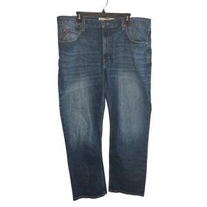 Ariat M4 Legacy Relaxed Boot Cut Mens Jeans 40x32 Blue Denim Stretch Cotton